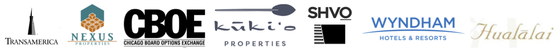 EnviroSmarts clients — Transamerica, Wyndham Hotels & Resorts, Hines, SHVO, Lincoln Property Company, Nexus Properties, CBOE, Hualalai, Kukio Properties