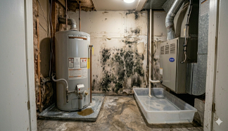 Severe mould growth on basement walls — the hidden cost of unchecked humidity